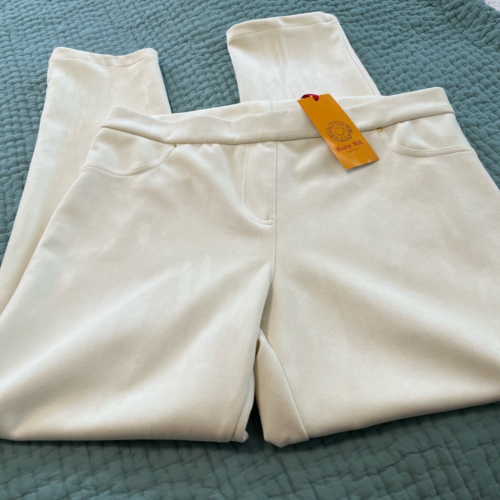 Velour Jean-Cut Pant from Ruby Red NWT
